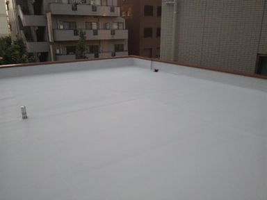 屋上遮熱防水塗装工事